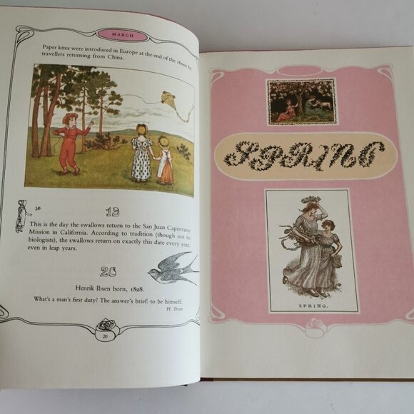 1979 The Illuminated Book of Days HC Book Kate Greenaway, Kay & Marshall Lee - Picture 6 of 10